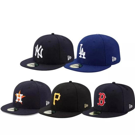 冬その他ビルフラットキャップ男性 Gorras MLB 野球帽オリジナルカスタム刺繍ロゴフィット帽子スポーツ野球キャップ帽子
